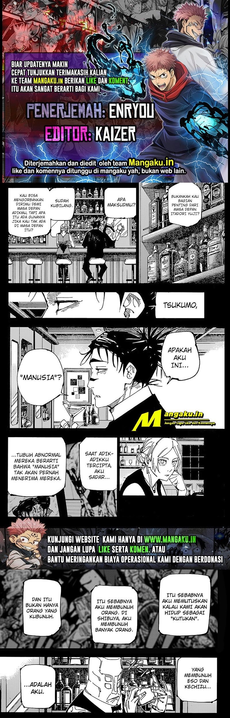 Komik Jujutsu Kaisen Chapter 208 gambar nomor 1