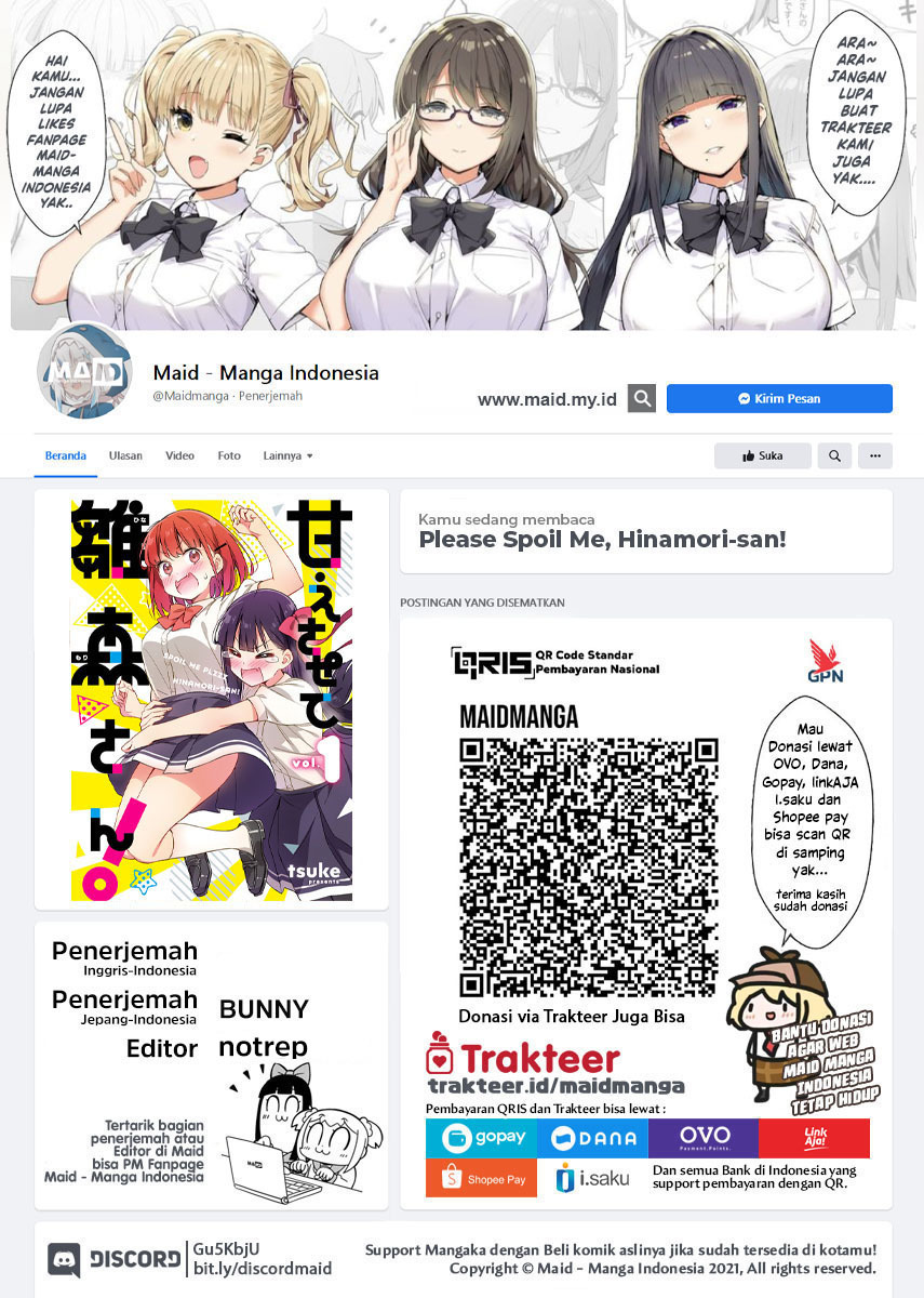 Manga Please Spoil Me, Hinamori-san! Chapter 13 gambar nomor 2