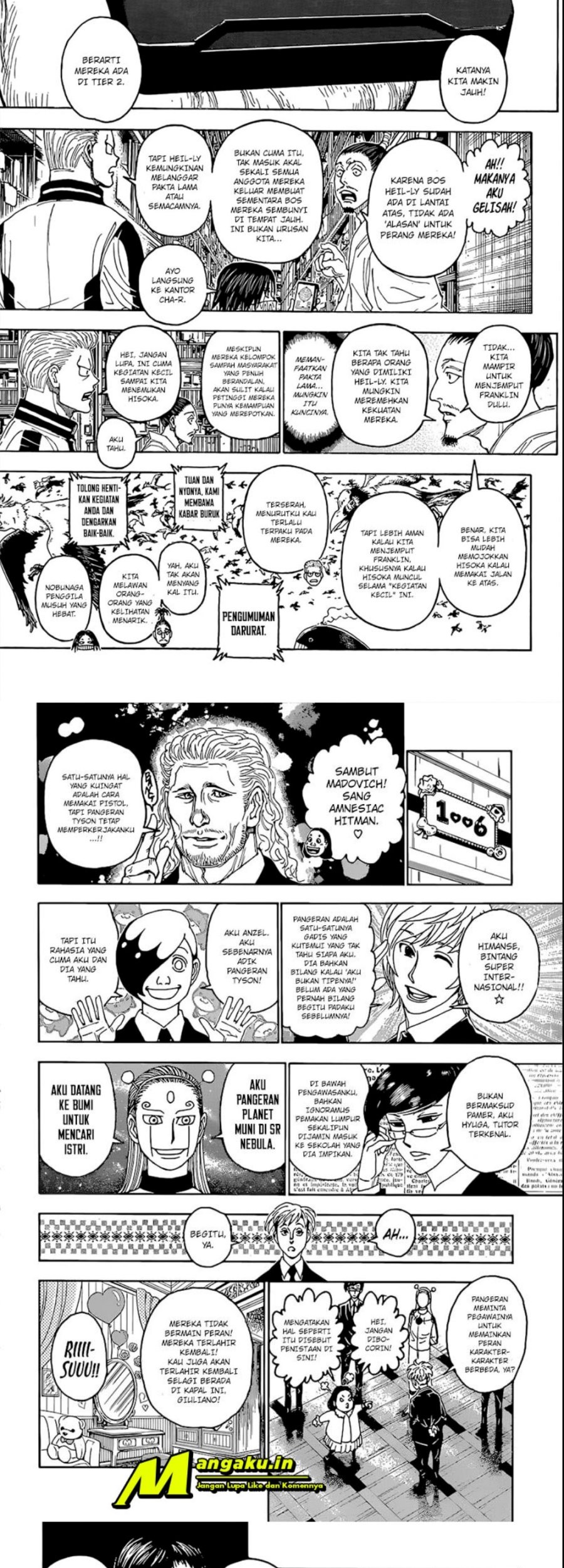 Hunter x Hunter Chapter 400 Gambar 3