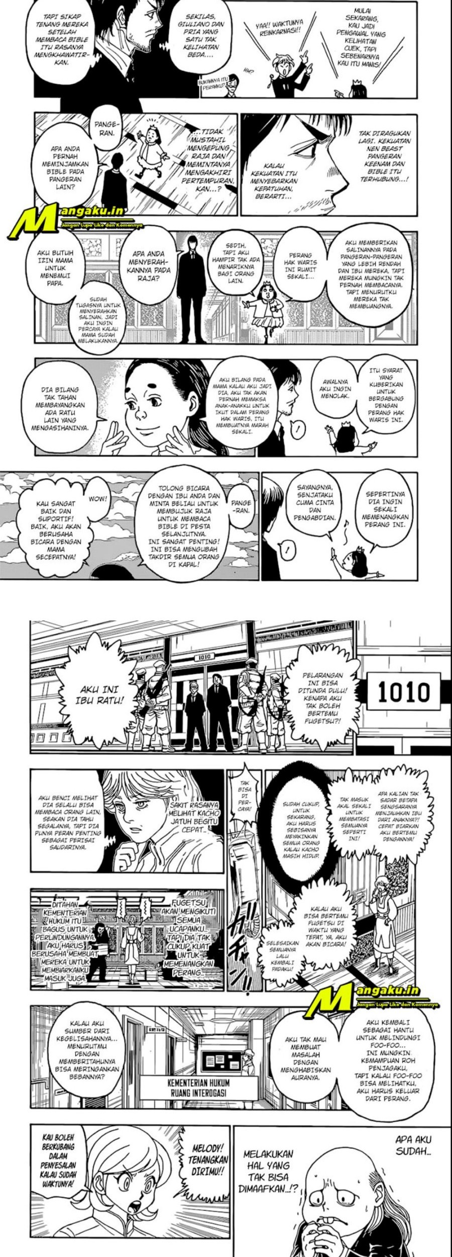 Hunter x Hunter Chapter 400 Gambar 4