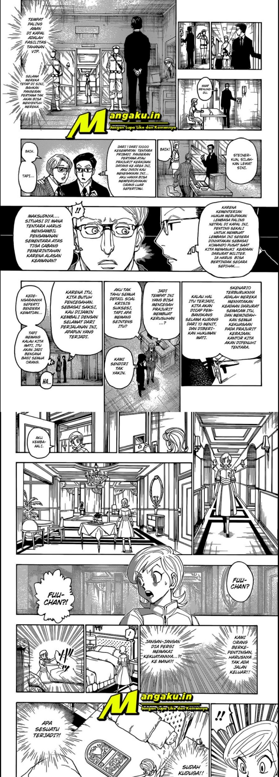 Hunter x Hunter Chapter 400 Gambar 8