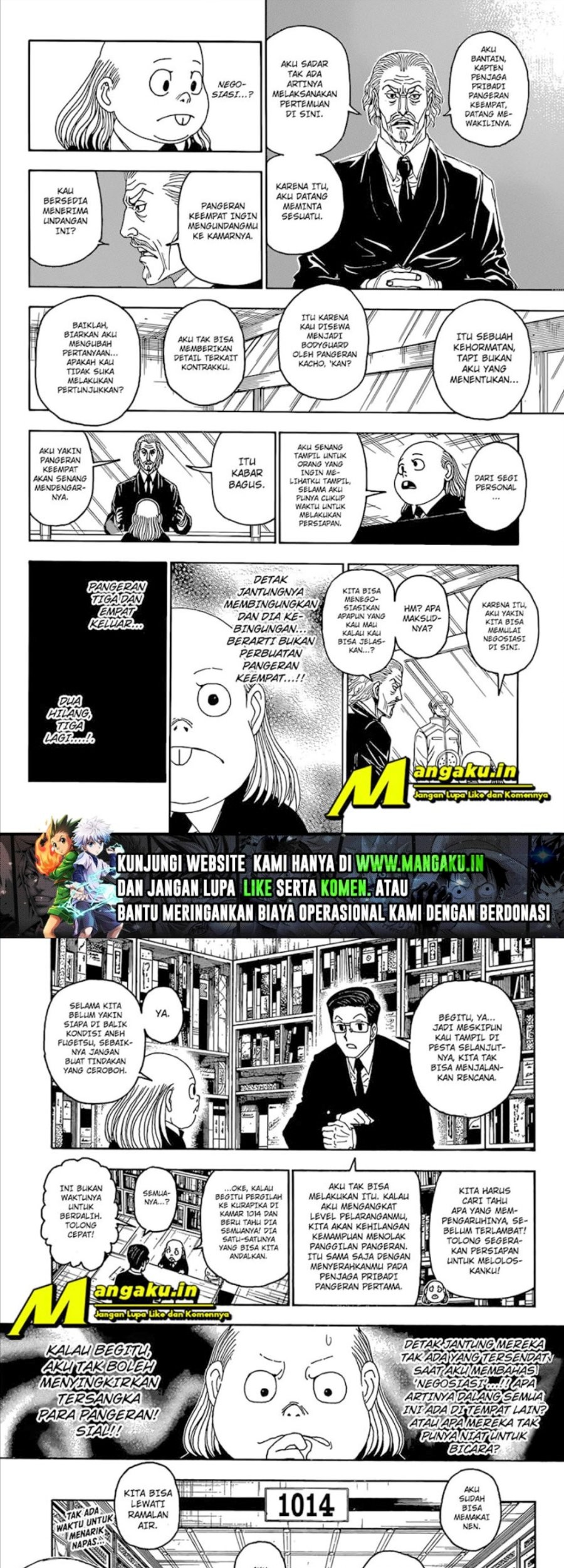 Hunter x Hunter Chapter 400 Gambar 13