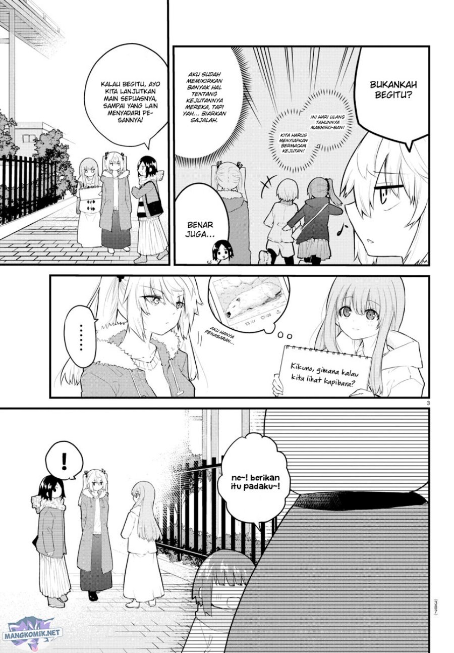 Koe ga dasenai Shoujo wa “Kanojo ga Yasashisugiru” to Omotte iru Chapter 141 Gambar 4