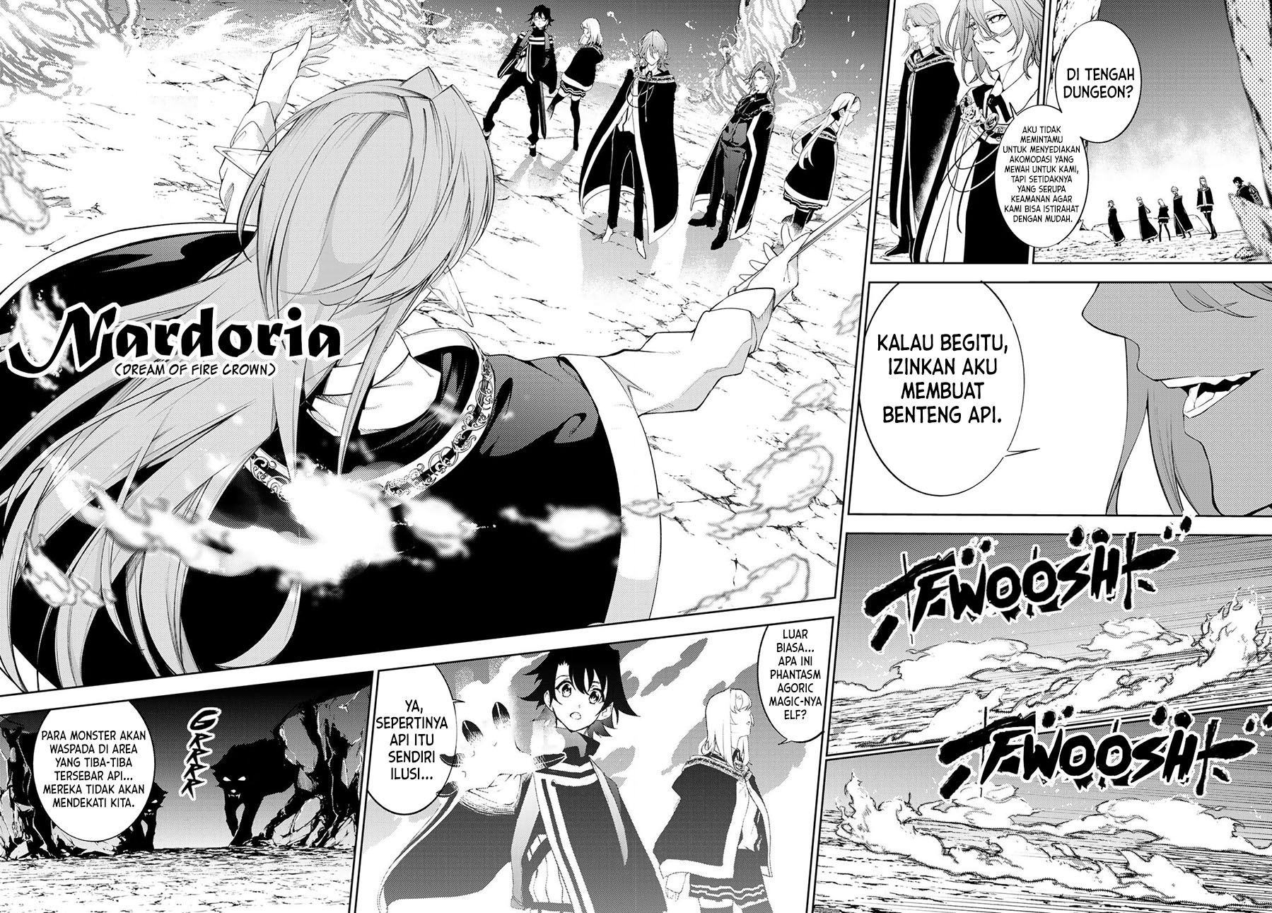 Tsue to Tsurugi no Wistoria Chapter 13 Gambar 14