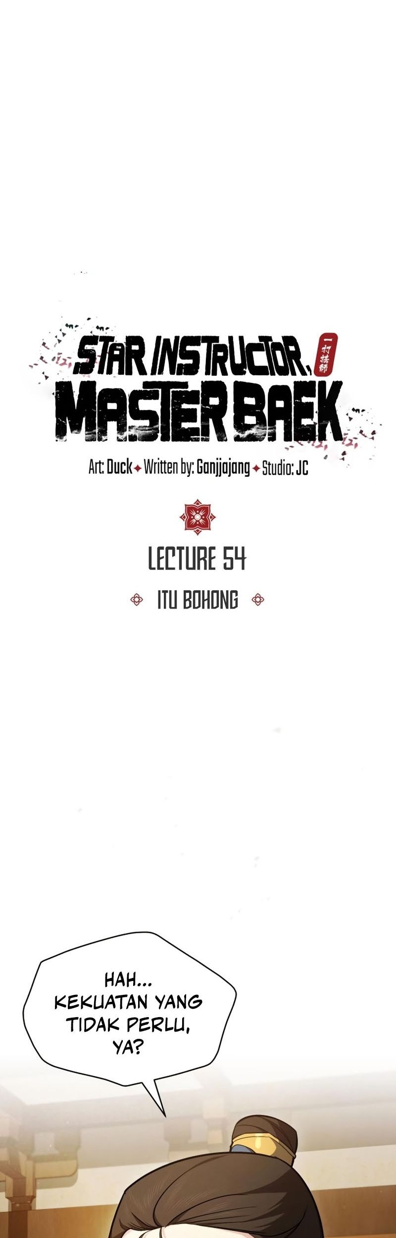 Number One Star Instructor Master Baek Chapter 54 Gambar 14