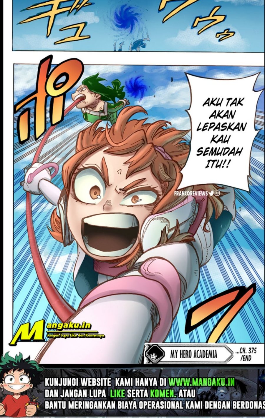 Boku no Hero Academia Chapter 375 Gambar 16