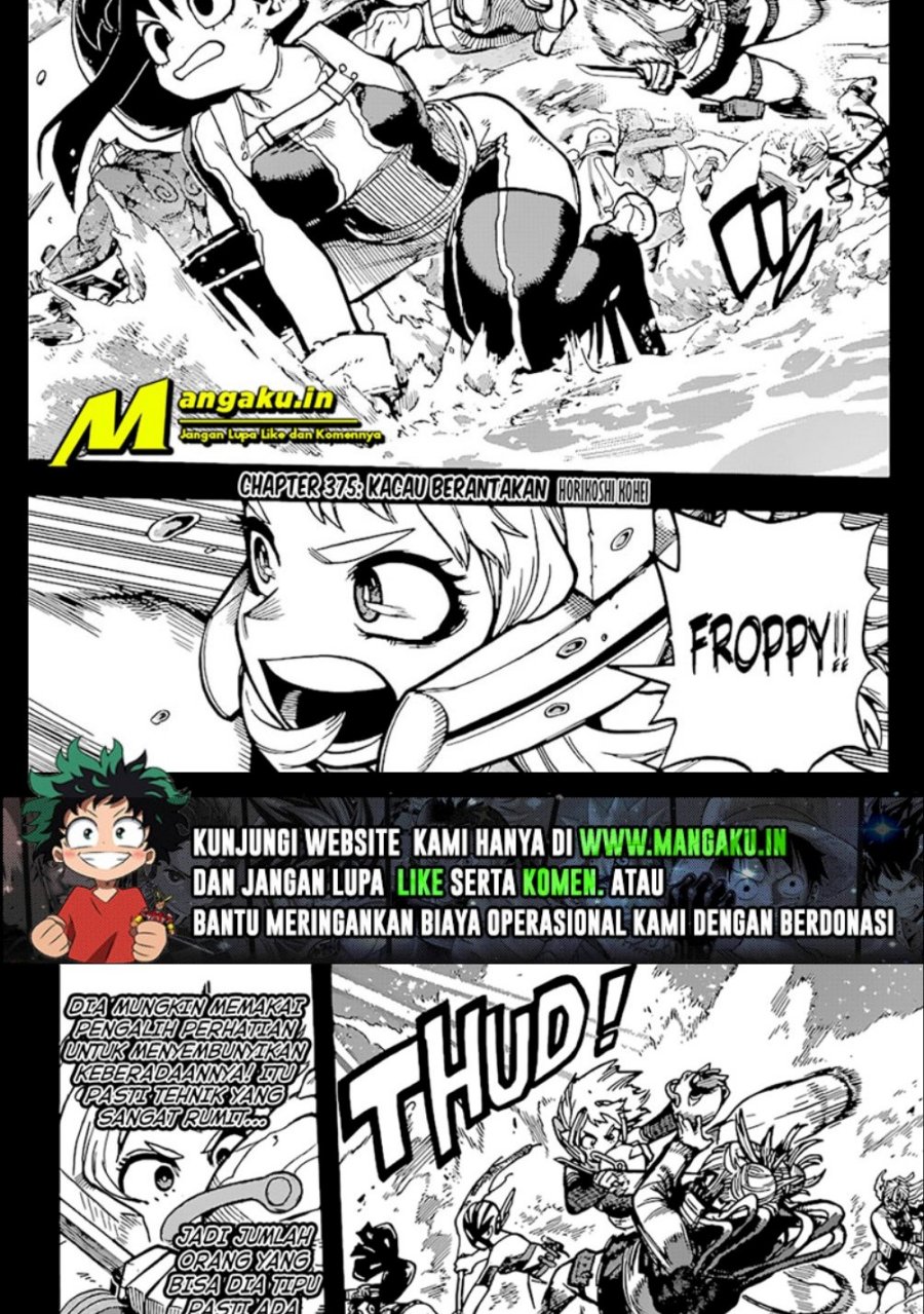 Manga Boku no Hero Academia Chapter 375 gambar nomor 2
