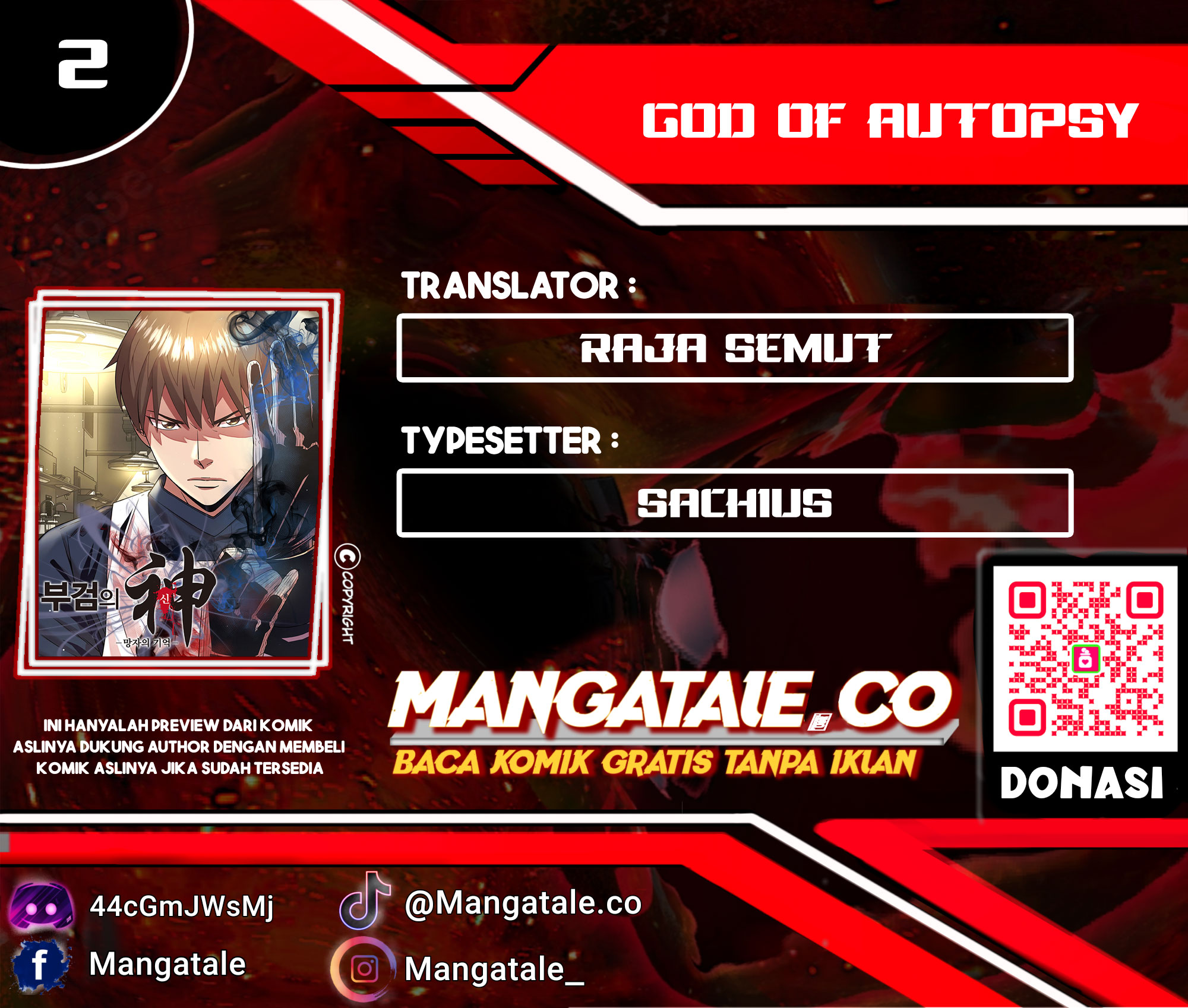 Komik God of Autopsy Chapter 02 gambar nomor 1