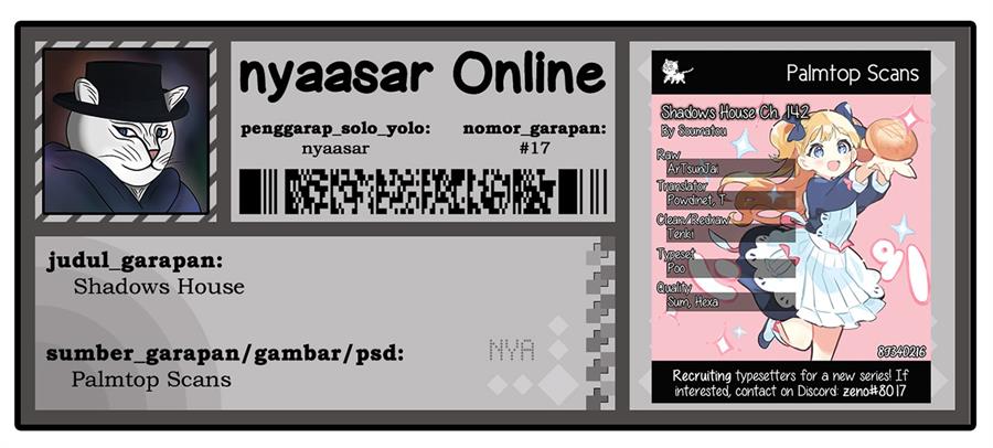 Shadows House Chapter 142 Gambar 18