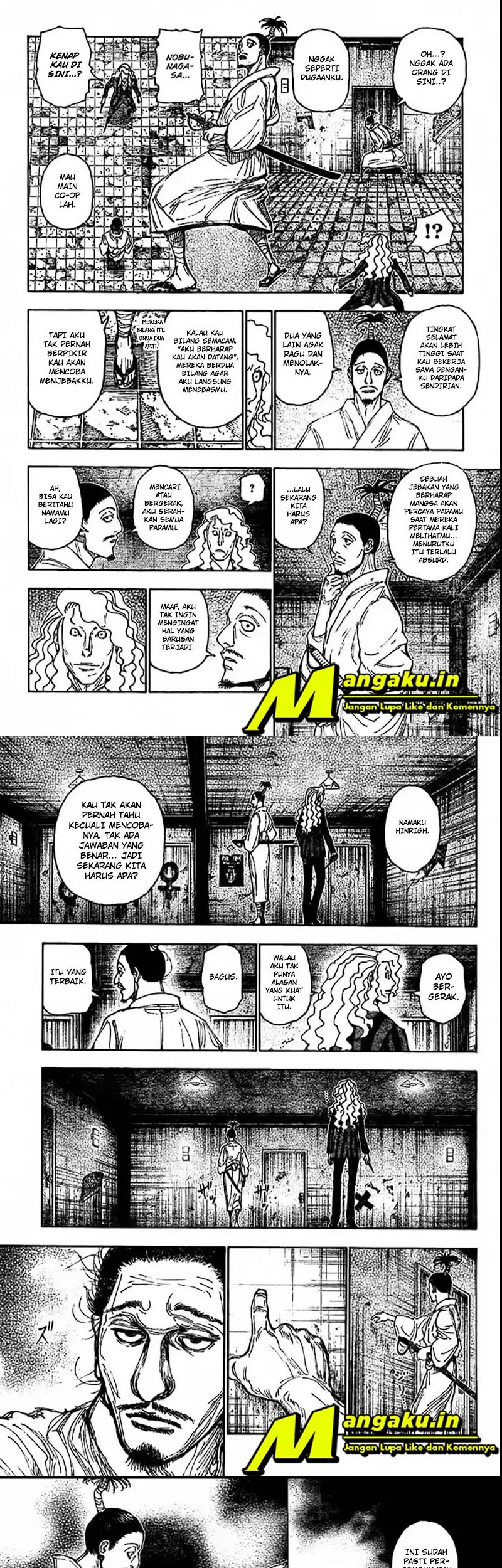 Hunter x Hunter Chapter 398 Gambar 9
