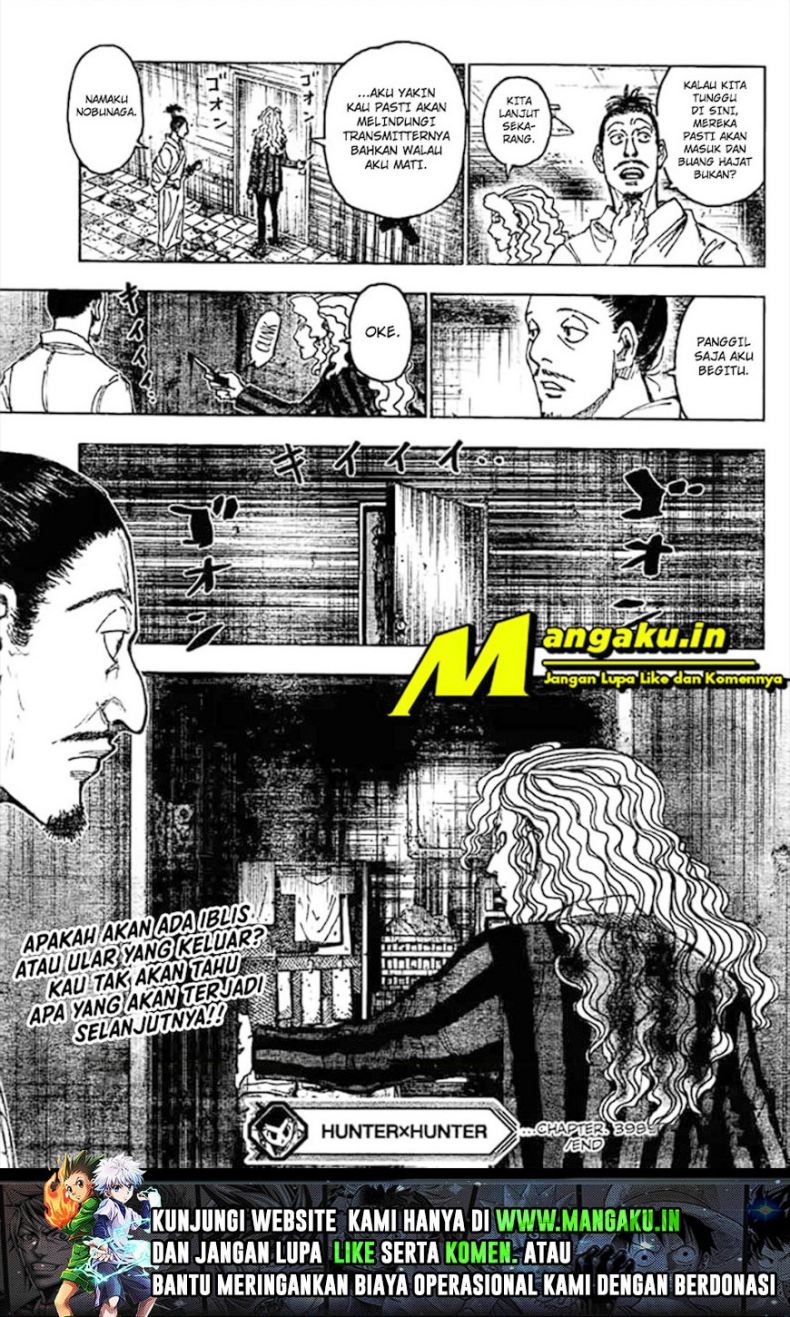 Hunter x Hunter Chapter 398 Gambar 12