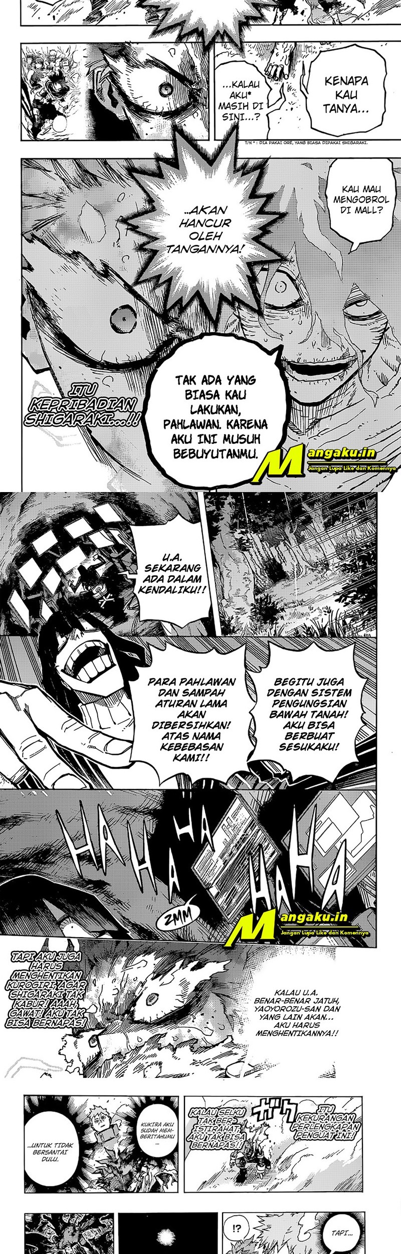 Boku no Hero Academia Chapter 377 Gambar 5