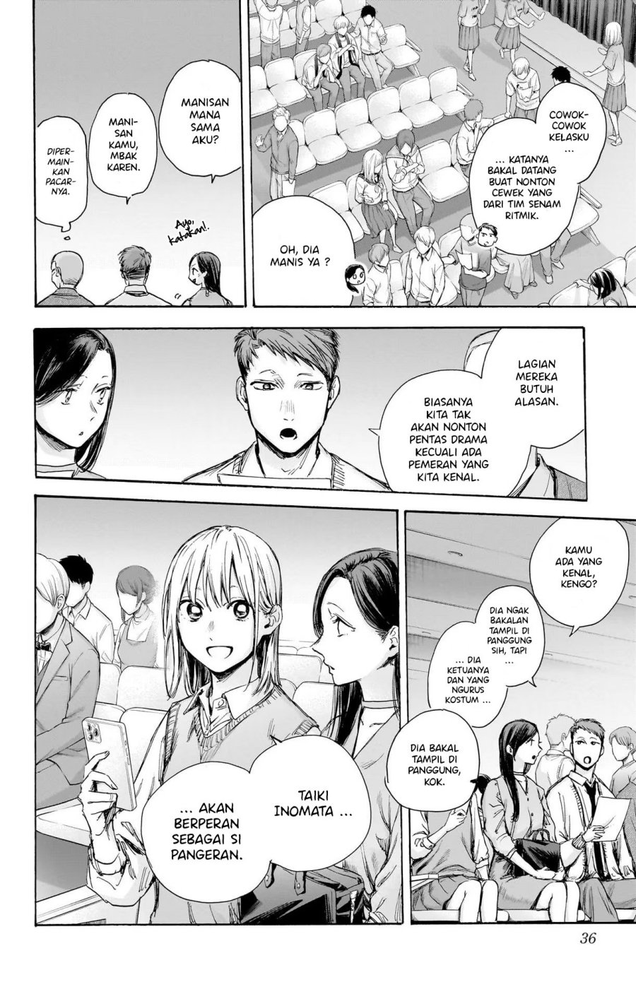 Ao no Hako Chapter 63 Gambar 11