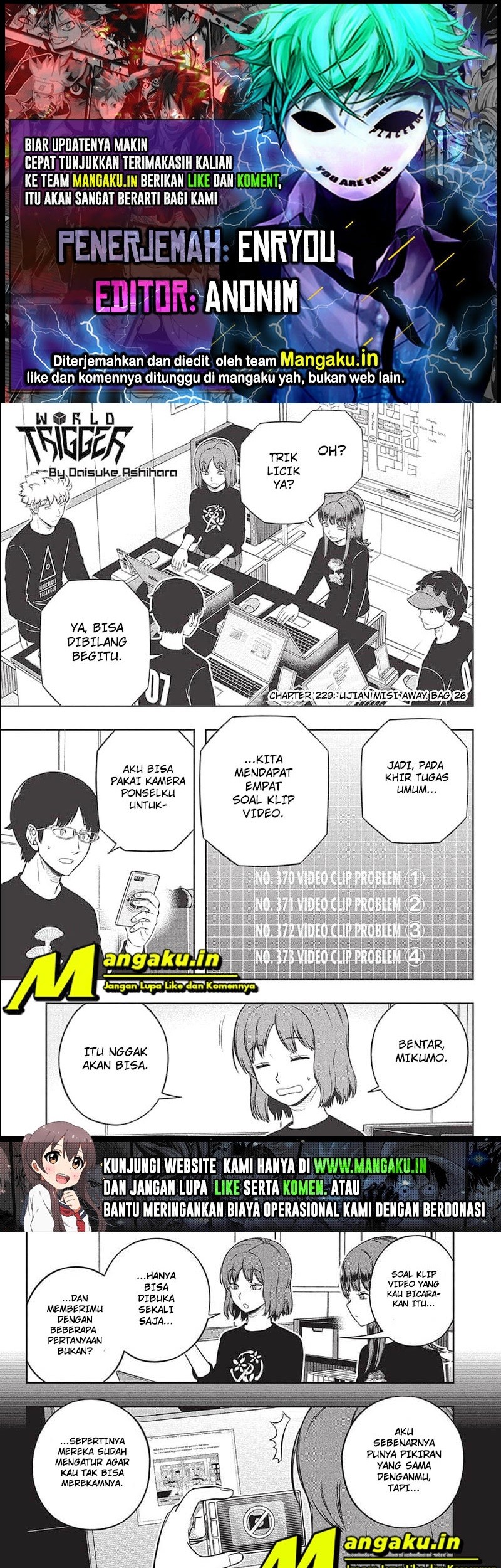 Komik World Trigger Chapter 229 gambar nomor 1