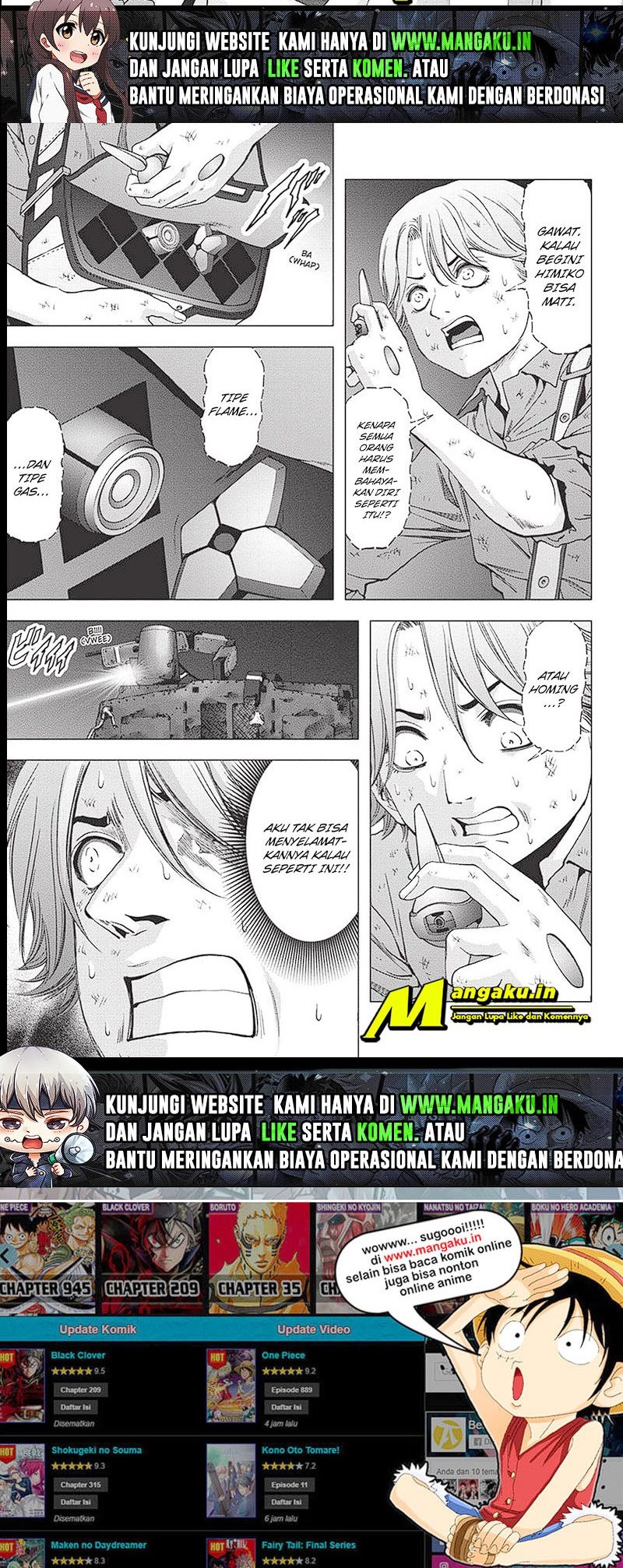 Btooom! Chapter 113.1 Gambar 14