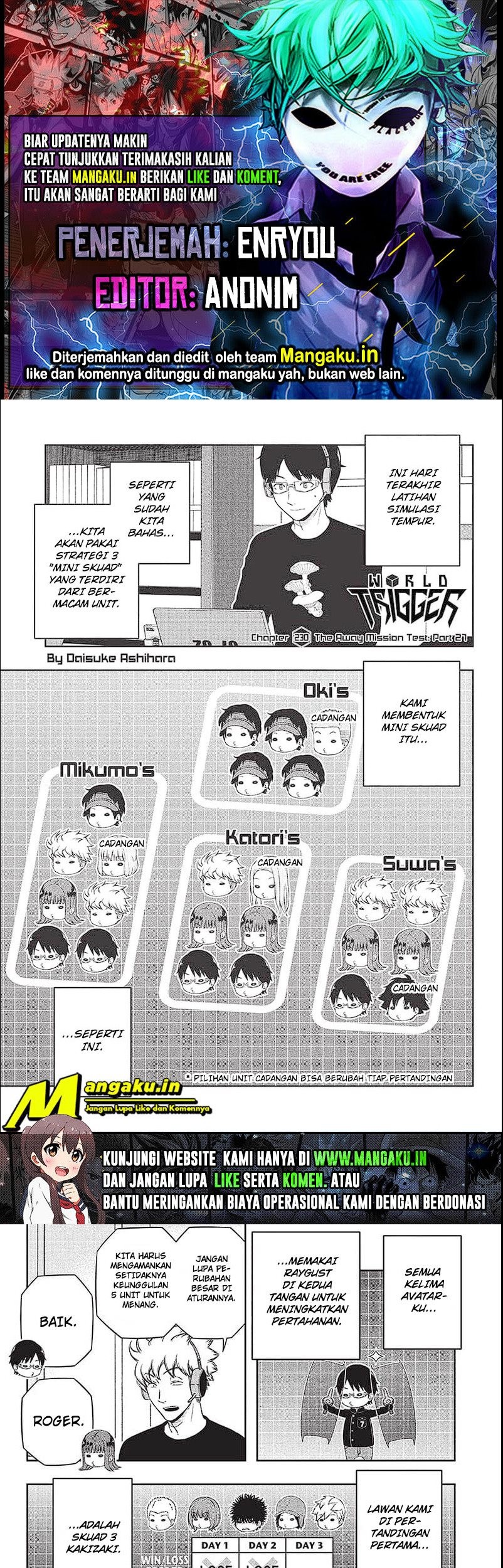 Komik World Trigger Chapter 230 gambar nomor 1