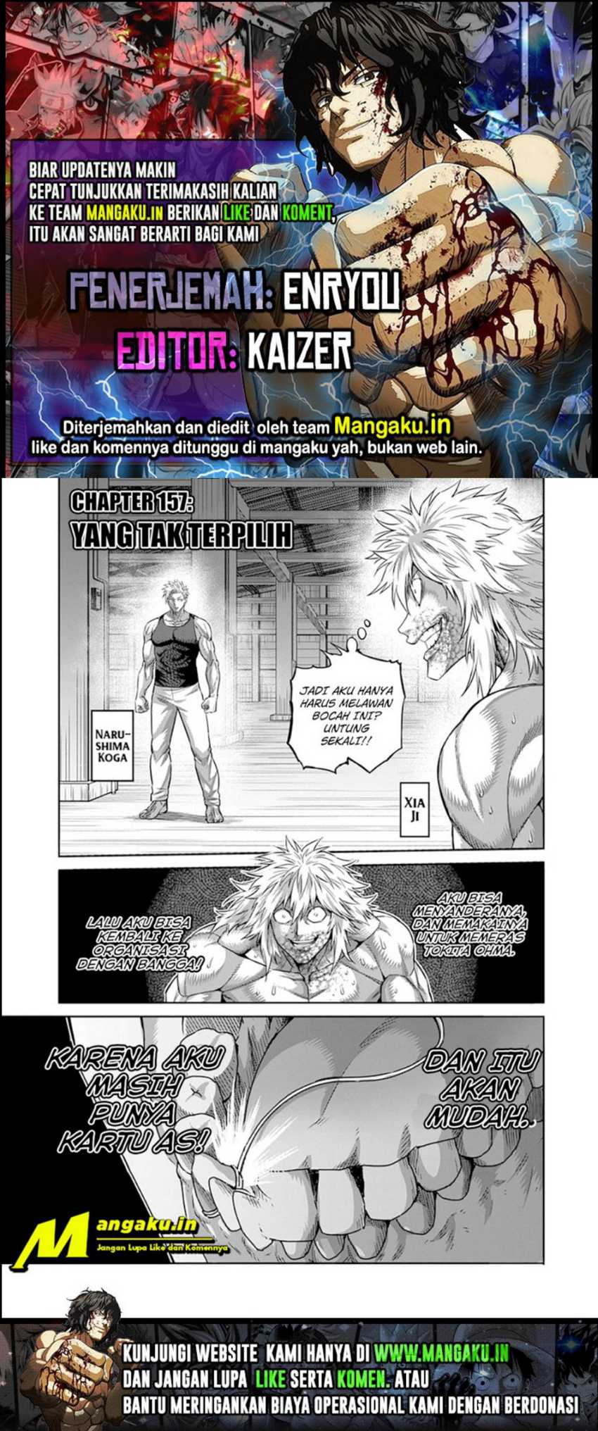 Komik Kengan Omega Chapter 157 gambar nomor 1