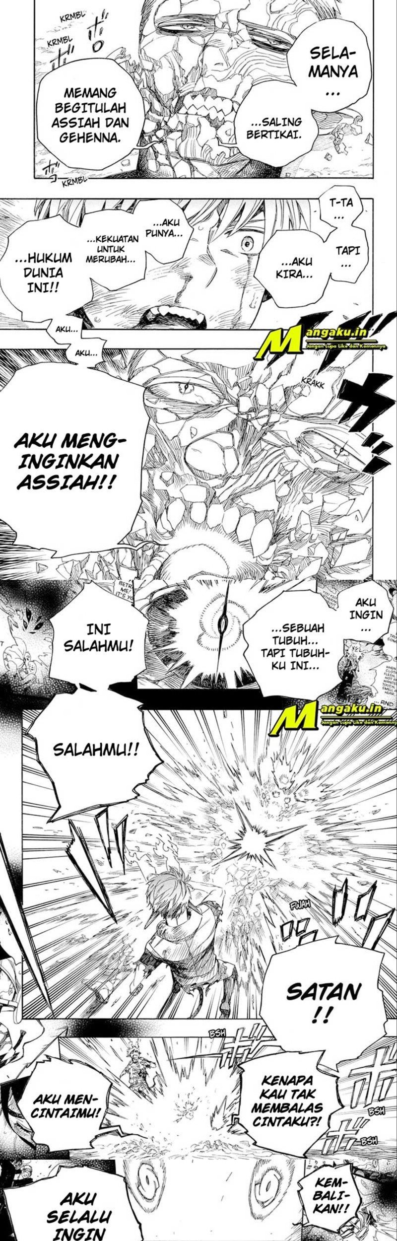 Ao no Exorcist Chapter 138.2 Gambar 3