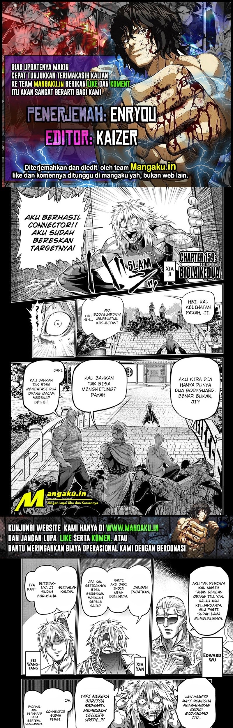 Komik Kengan Omega Chapter 159 gambar nomor 1
