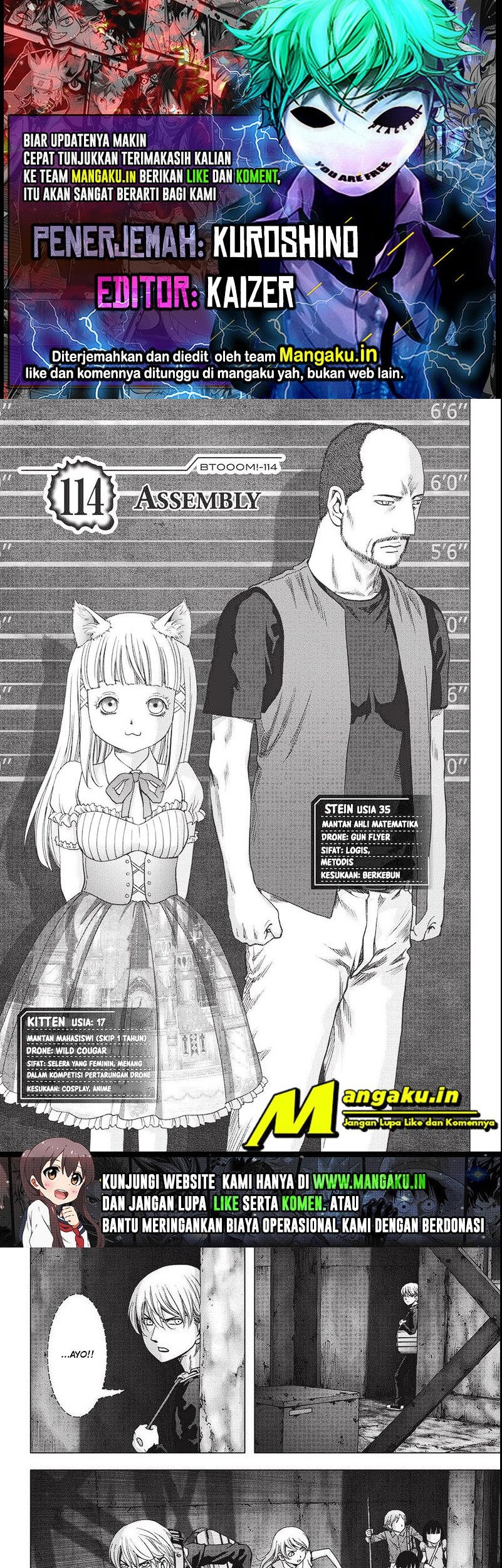 Komik Btooom! Chapter 114.1 gambar nomor 1