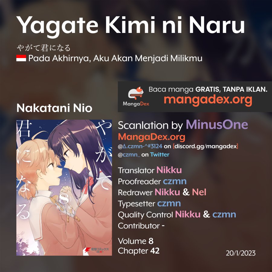 Komik Yagate Kimi ni Naru Chapter 42 gambar nomor 1