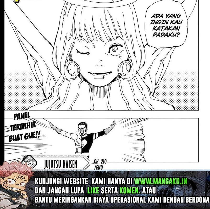 Jujutsu Kaisen Chapter 210 Gambar 14
