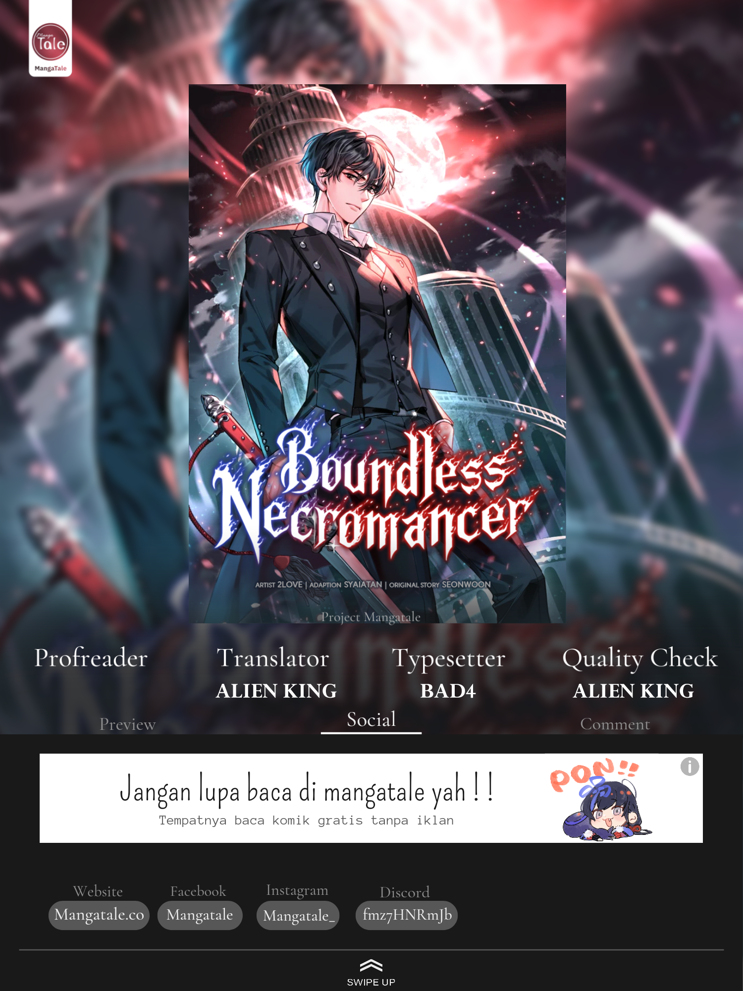 Komik Boundless Necromancer Chapter 11 gambar nomor 1