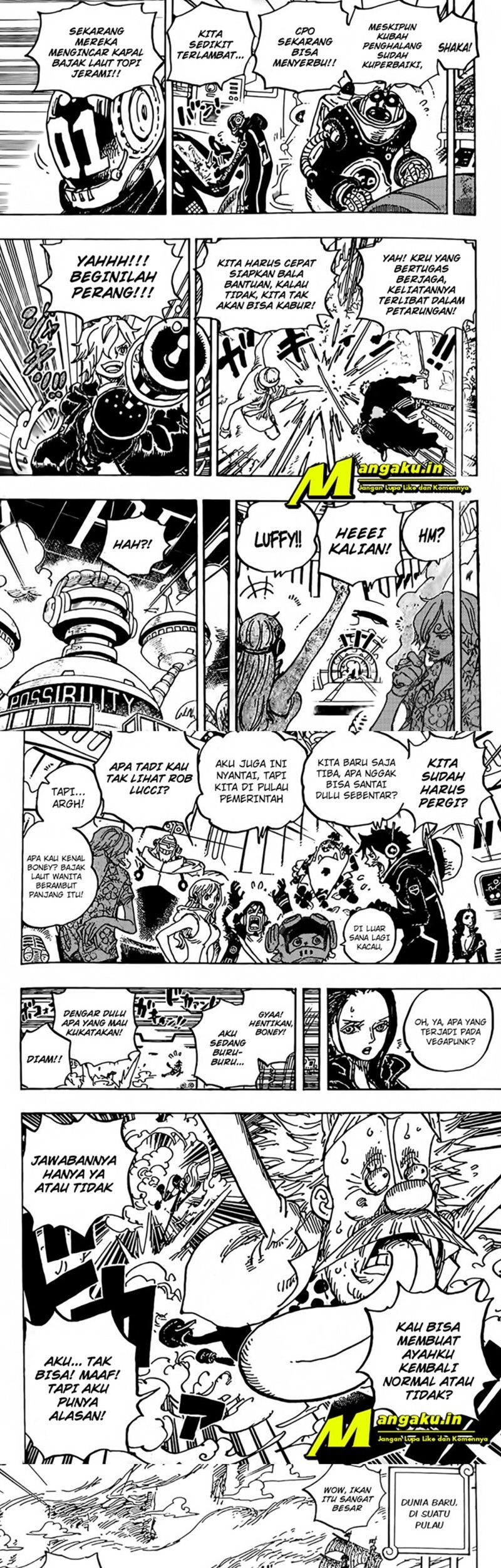 One Piece Chapter 1071 Gambar 7