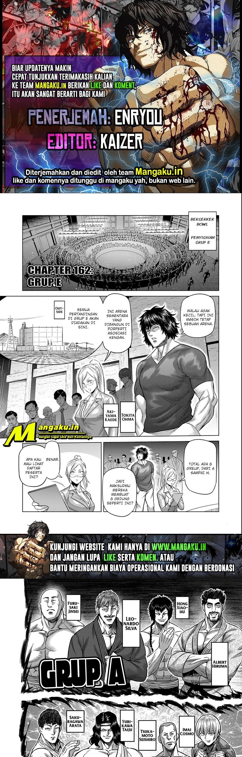 Komik Kengan Omega Chapter 162 gambar nomor 1