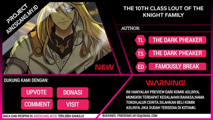 Komik The 10th Class Lout of the Knight Family Chapter 13 gambar nomor 1