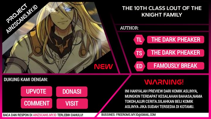 Komik The 10th Class Lout of the Knight Family Chapter 20 gambar nomor 1
