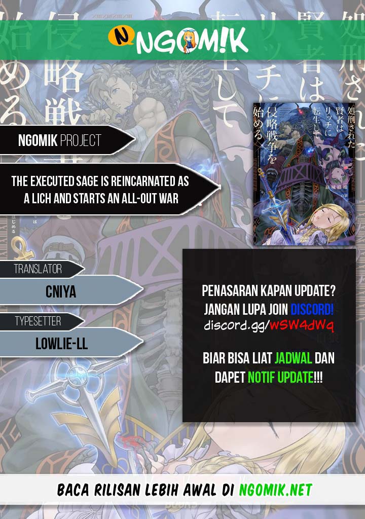 Komik The Executed Sage is Reincarnated as a Lich and Starts an All-Out War Chapter 11.2 gambar nomor 1