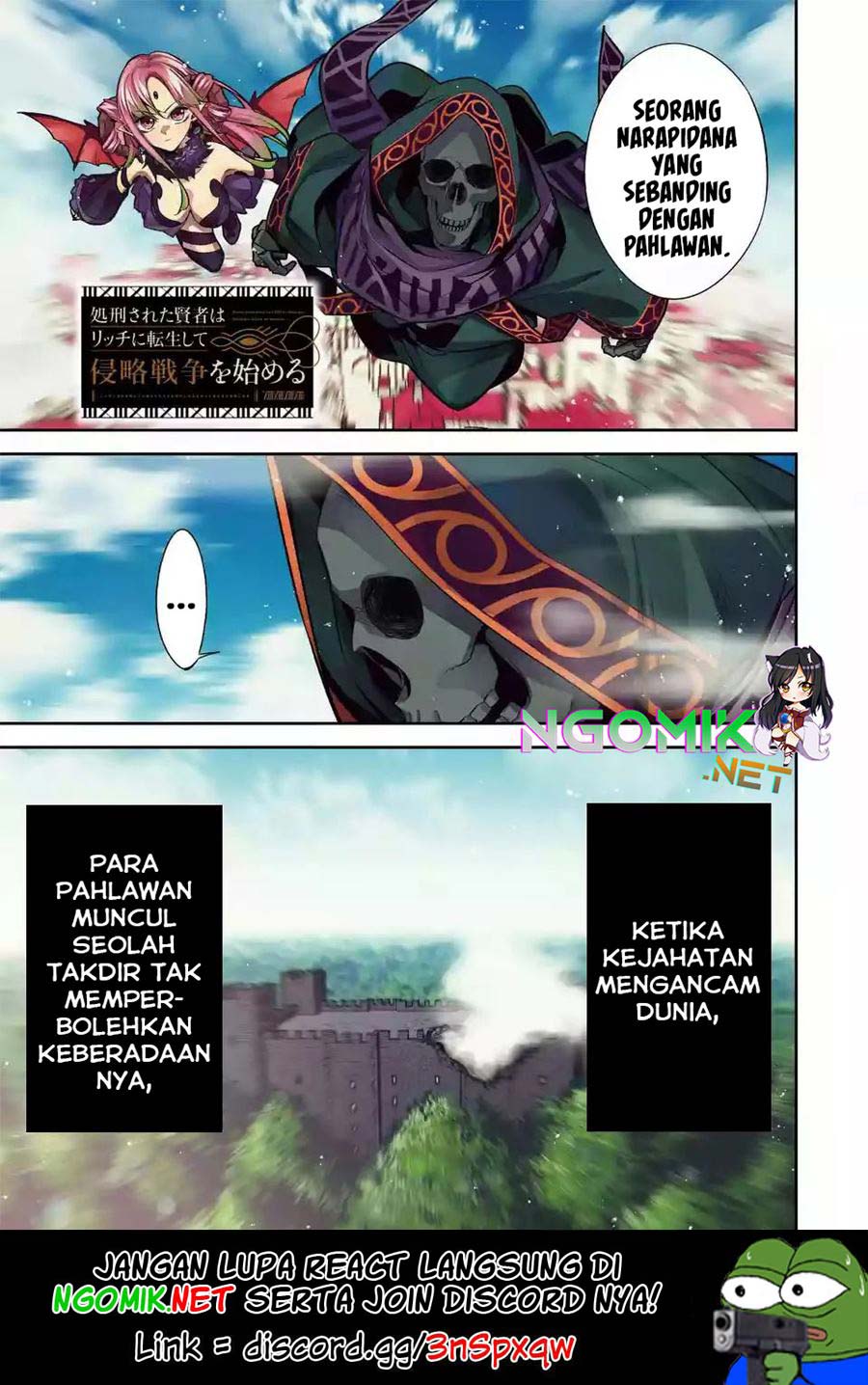 Manga The Executed Sage is Reincarnated as a Lich and Starts an All-Out War Chapter 09.1 gambar nomor 2