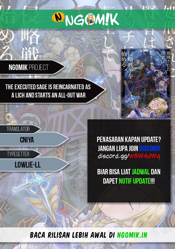 Komik The Executed Sage is Reincarnated as a Lich and Starts an All-Out War Chapter 08.2 gambar nomor 1