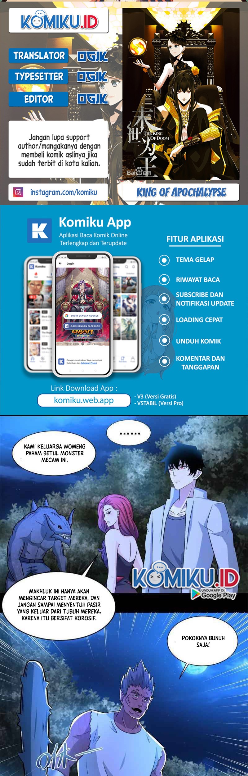 Komik King of Apocalypse Chapter 431 gambar nomor 1