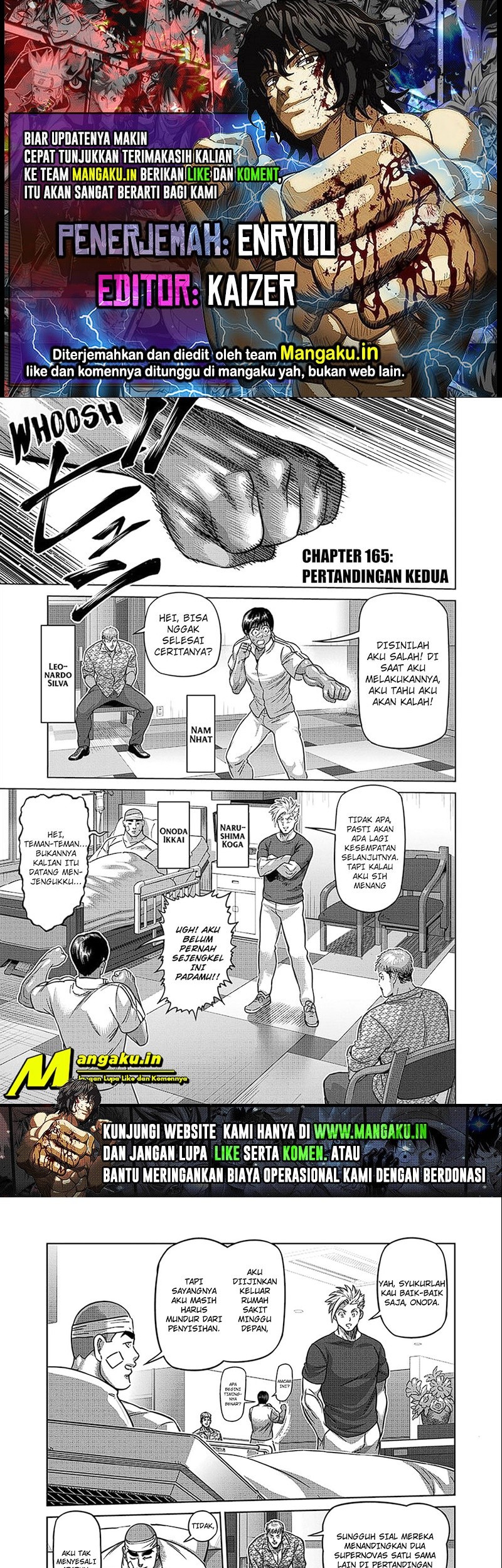 Komik Kengan Omega Chapter 165 gambar nomor 1