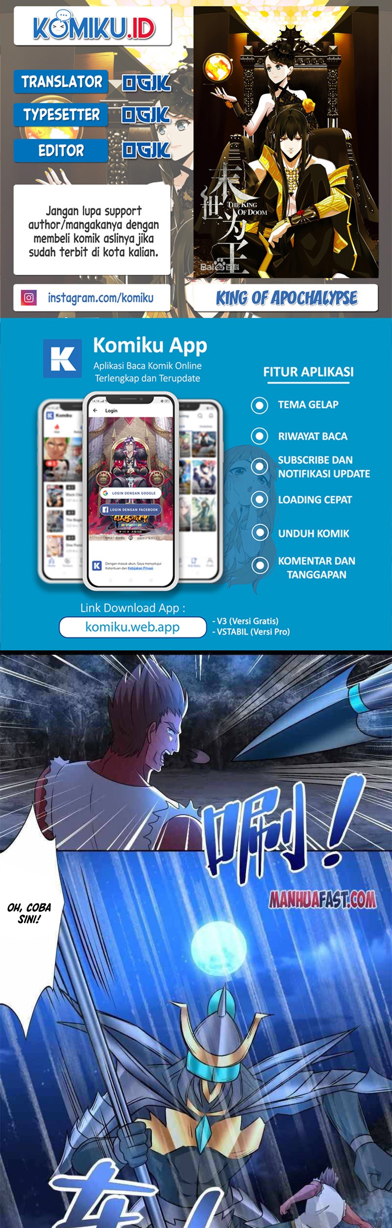 Komik King of Apocalypse Chapter 434 gambar nomor 1