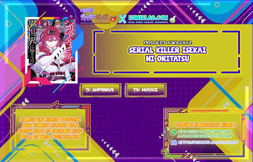 Komik Serial Killer Isekai ni Oritatsu Chapter 01 gambar nomor 1