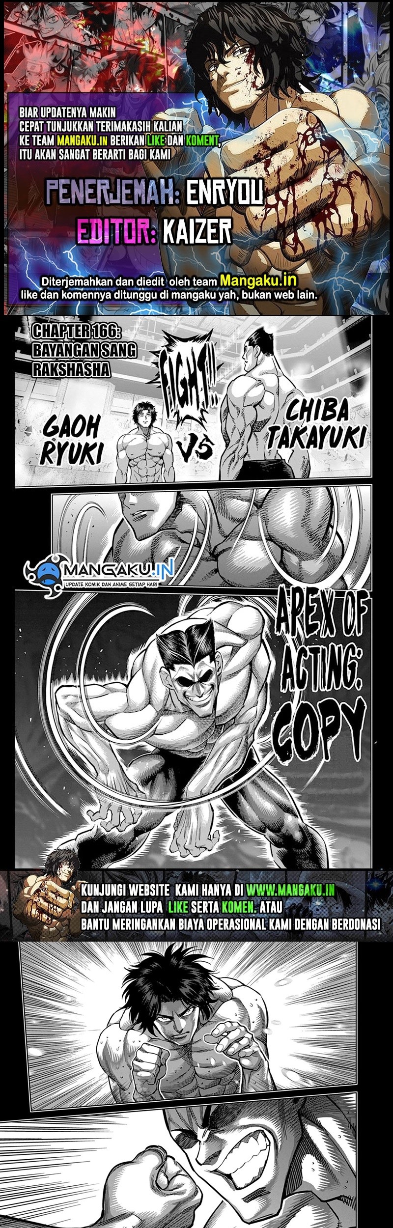 Komik Kengan Omega Chapter 166 gambar nomor 1