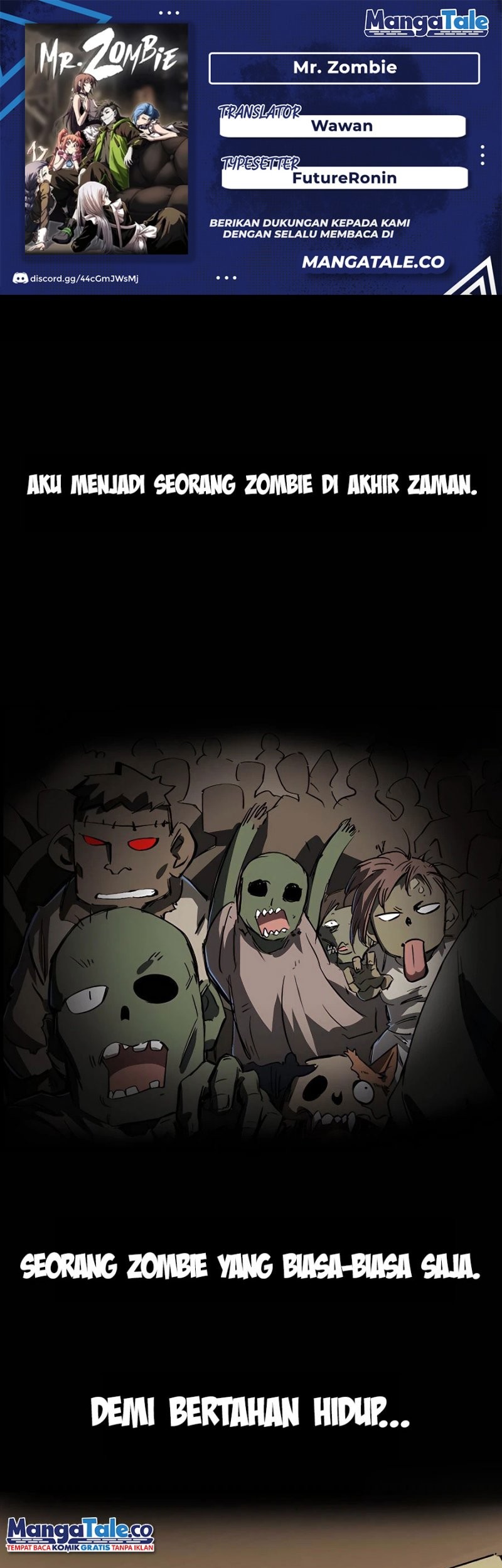 Komik Mr. Zombie Chapter 00.1 gambar nomor 1