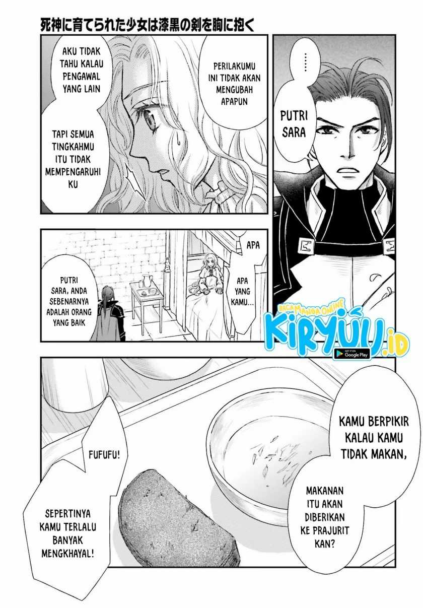 Shinigami ni Sodaterareta Shoujo wa Shikkoku no Tsurugi wo Mune ni Idaku Chapter 22 Gambar 24