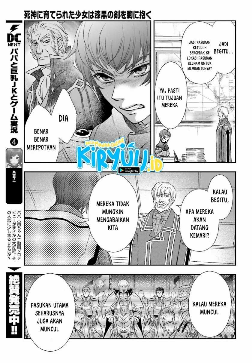 Shinigami ni Sodaterareta Shoujo wa Shikkoku no Tsurugi wo Mune ni Idaku Chapter 22 Gambar 20