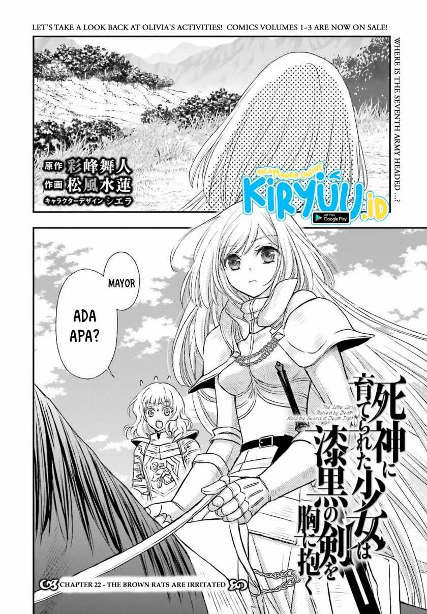 Shinigami ni Sodaterareta Shoujo wa Shikkoku no Tsurugi wo Mune ni Idaku Chapter 22 Gambar 3