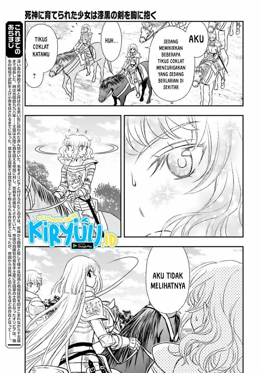 Shinigami ni Sodaterareta Shoujo wa Shikkoku no Tsurugi wo Mune ni Idaku Chapter 22 Gambar 4