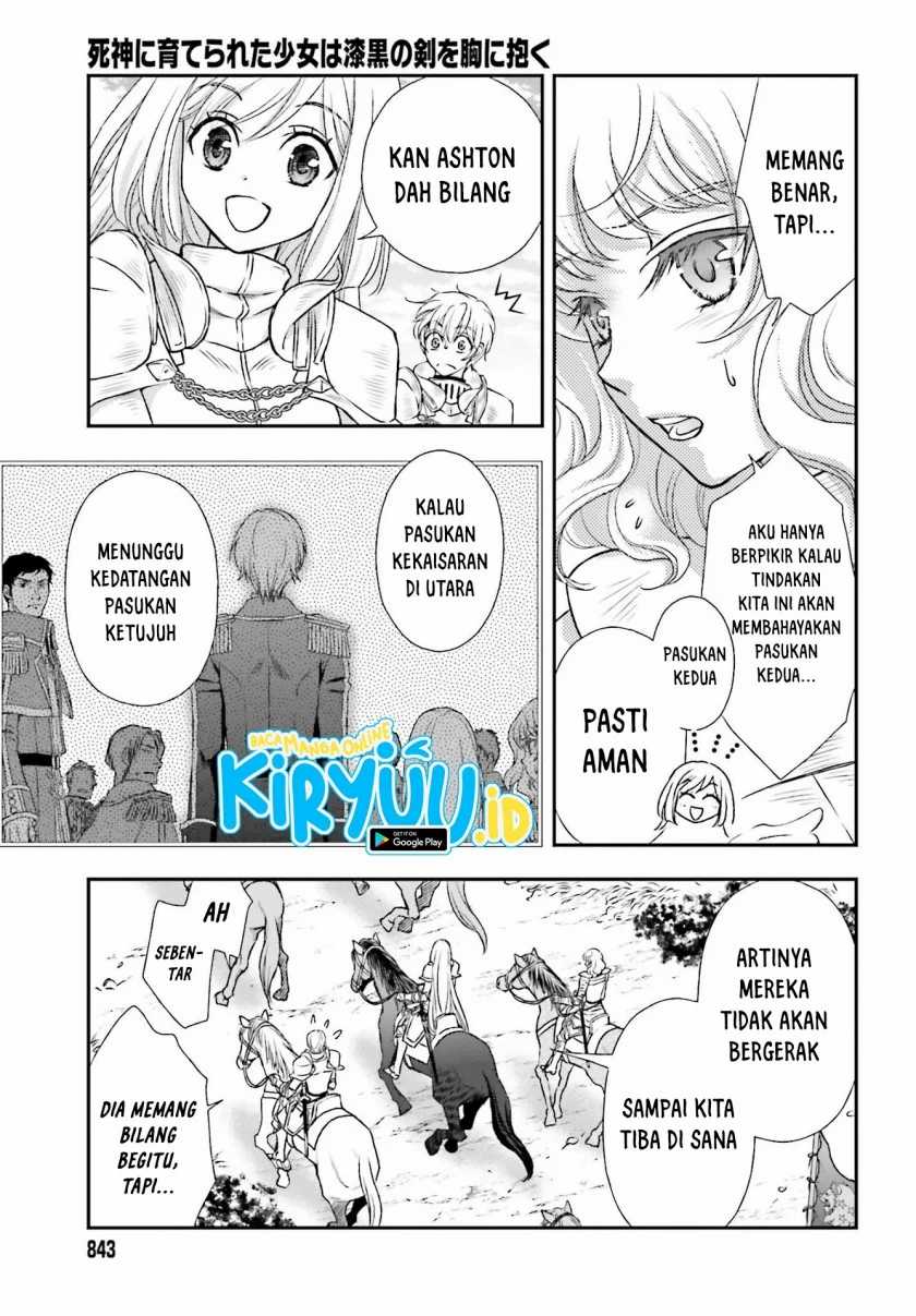 Shinigami ni Sodaterareta Shoujo wa Shikkoku no Tsurugi wo Mune ni Idaku Chapter 22 Gambar 6