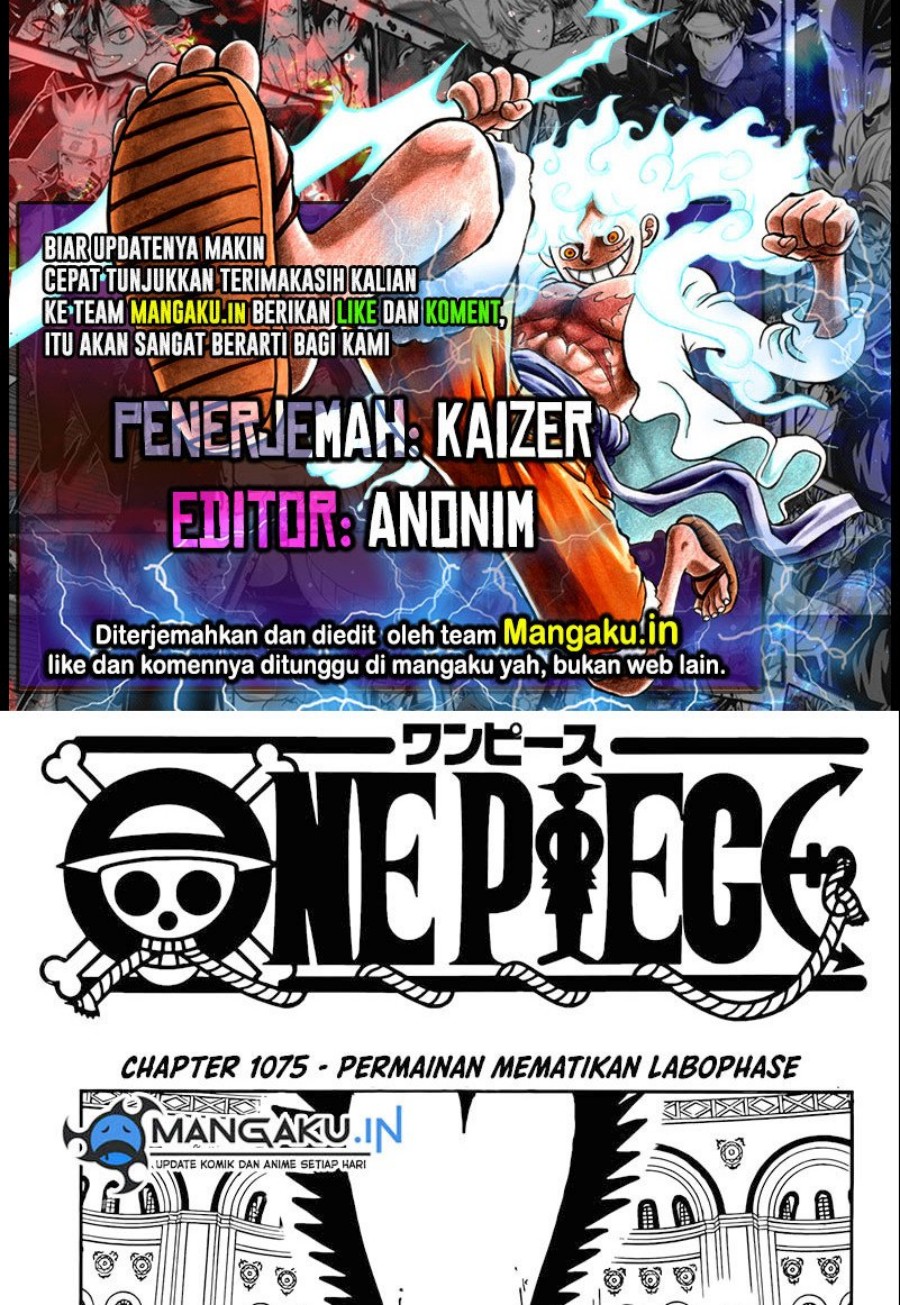 Komik One Piece Chapter 1075 gambar nomor 1