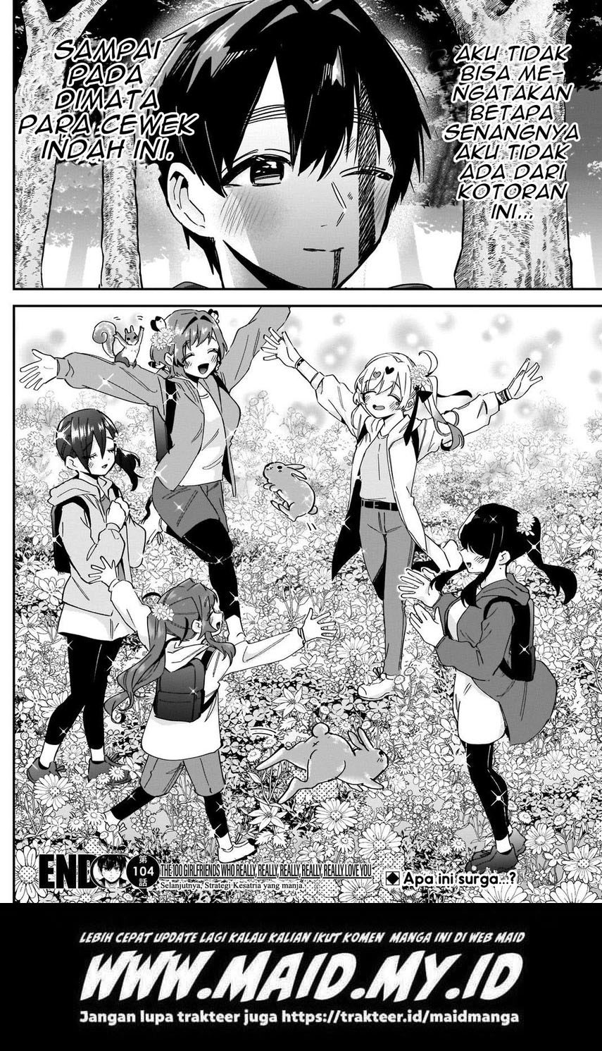 Kimi no Koto ga Dai Dai Dai Dai Daisuki na 100-ri no Kanojo Chapter 104 Gambar 20