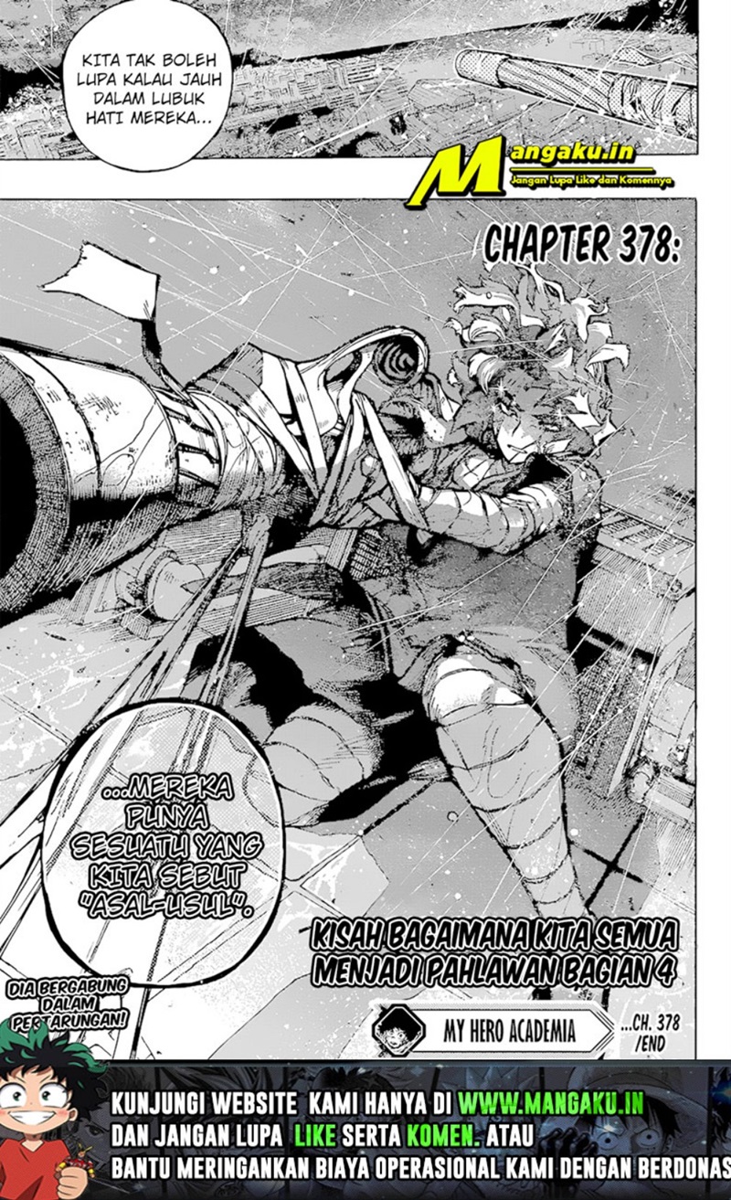Boku no Hero Academia Chapter 378 Gambar 10