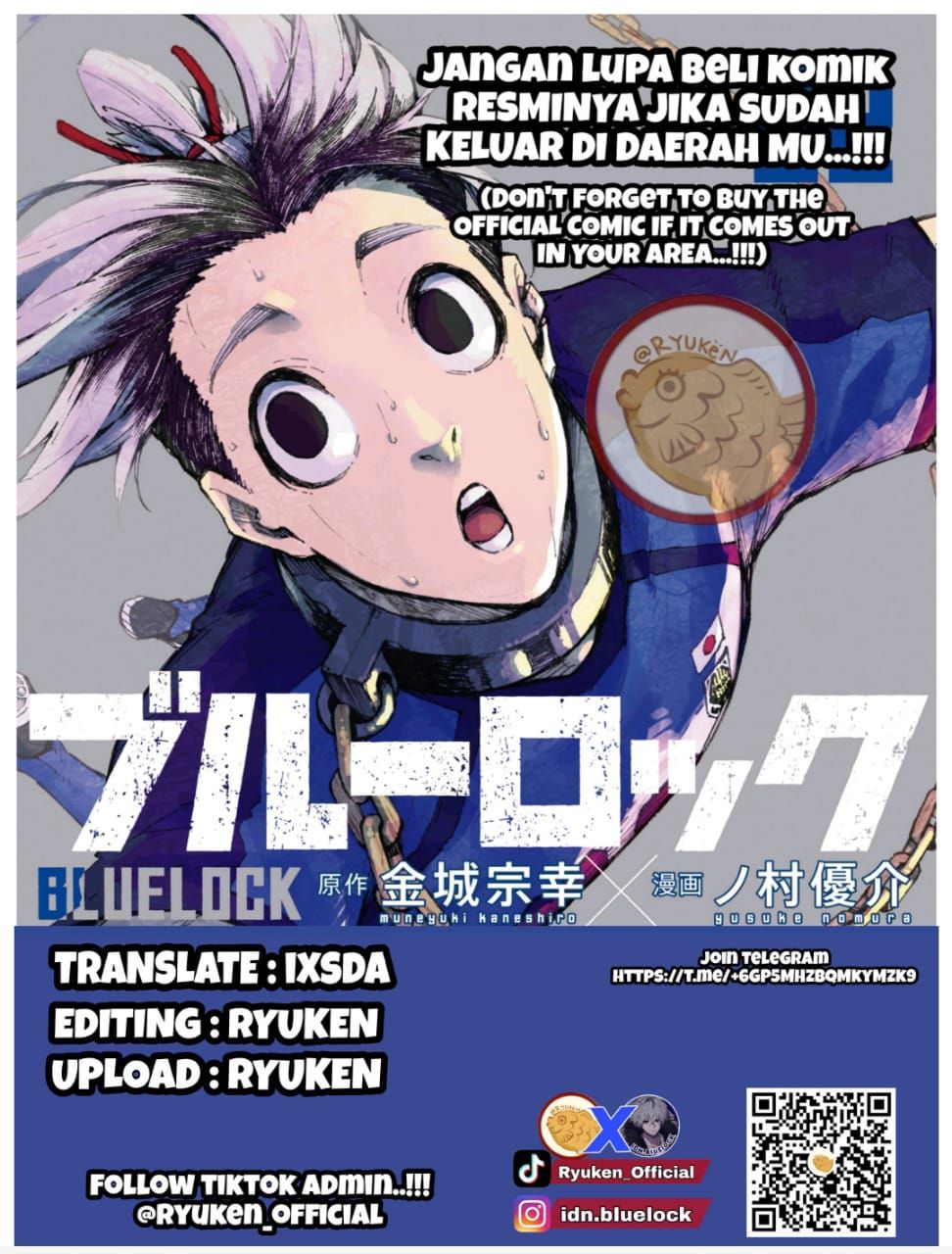 Komik Blue Lock Chapter 204 gambar nomor 1
