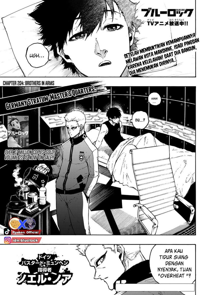 Manga Blue Lock Chapter 204 gambar nomor 2